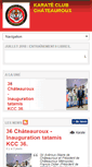 Mobile Screenshot of karate-chateauroux-kcc.com